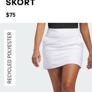 Adidas Golf Skort 2XL White NWT